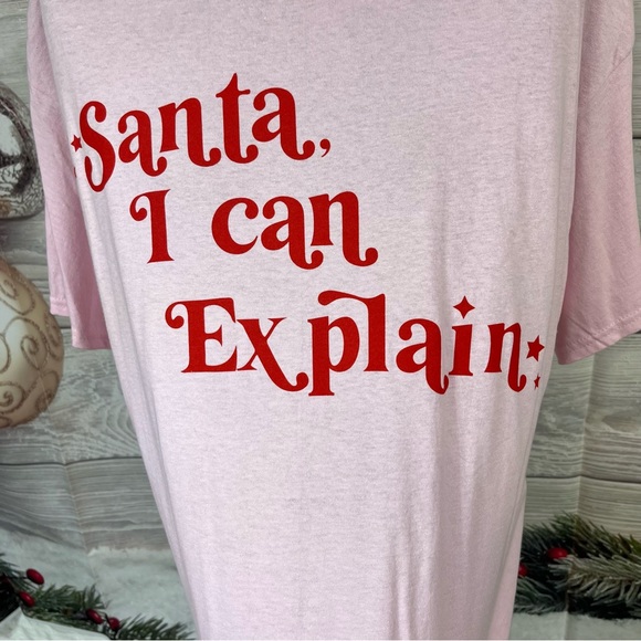 Love Tribe 2XL Christmas T-shirt with Curvy+ Christmas leggings - Picture 6 of 12